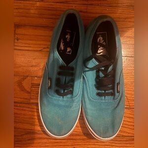 Women’s Teal Vans with Black Laces